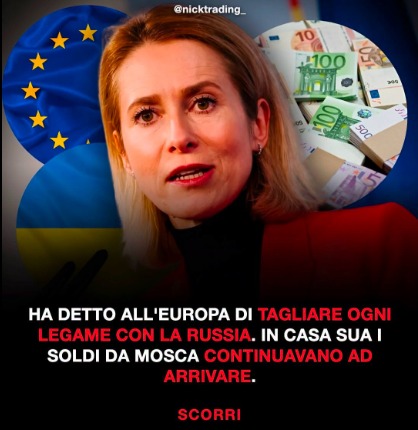Kaja Kallas ha detto di tagliare legami con la Russia