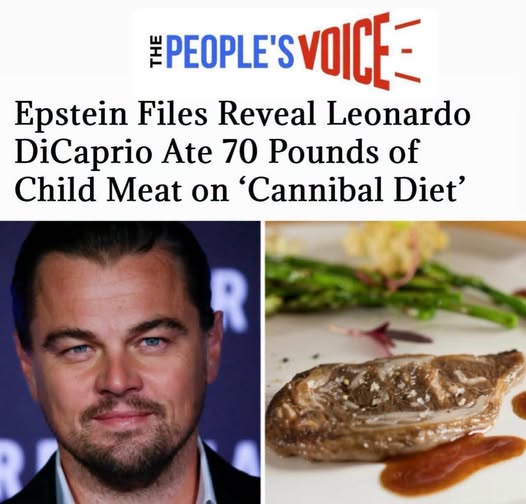 No, gli Epstein Files non hanno rivelato che Leonardo DiCaprio ha mangiato 32 kg di carne di bambino