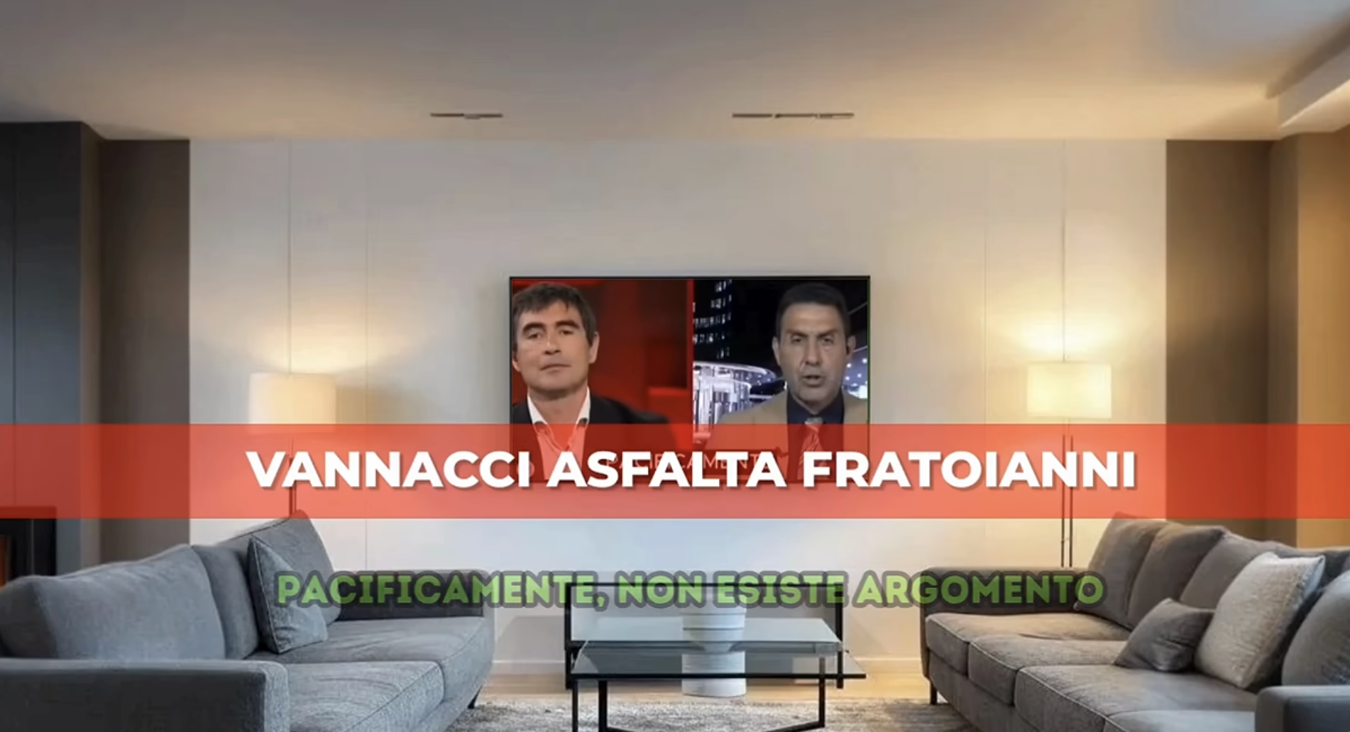 Vannacci spiana Fratoianni in diretta